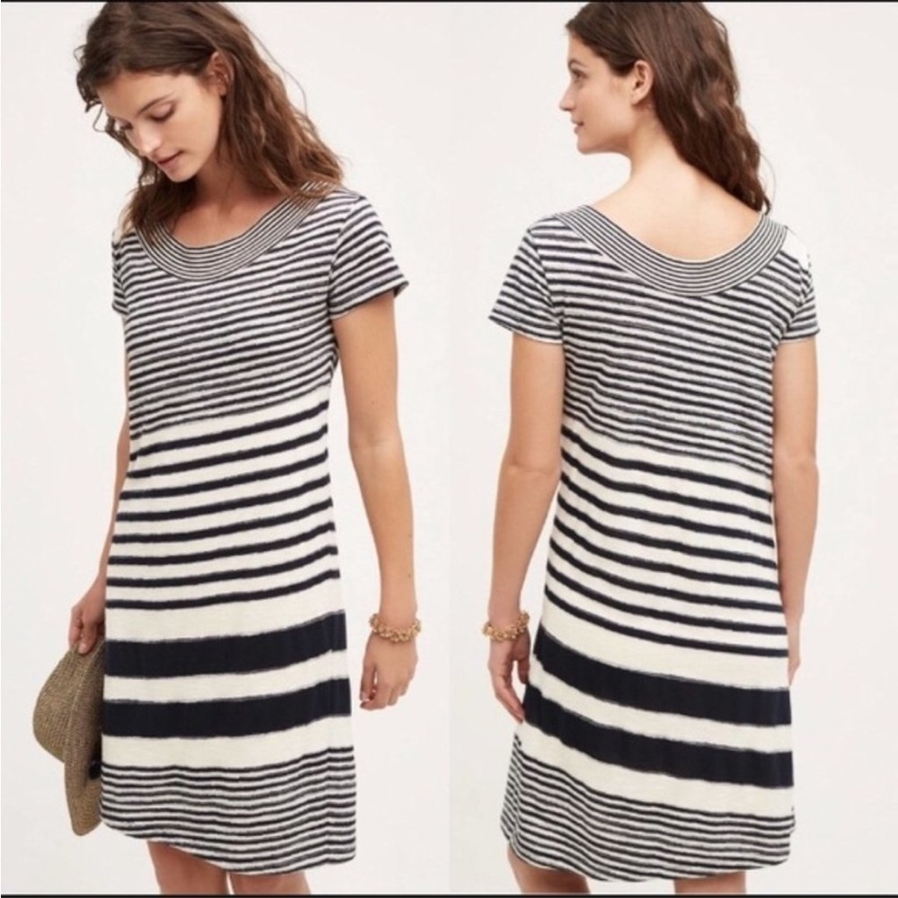 ANTHROPOLOGIE Maeve Haven Striped Dress
